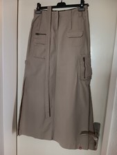 edc by esprit Rock lang 34 36 Beige Safari Maxirock cargo