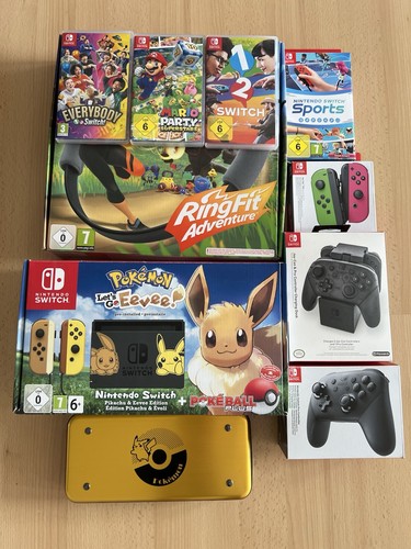 Nintendo switch pikachu evoli - nintendo,