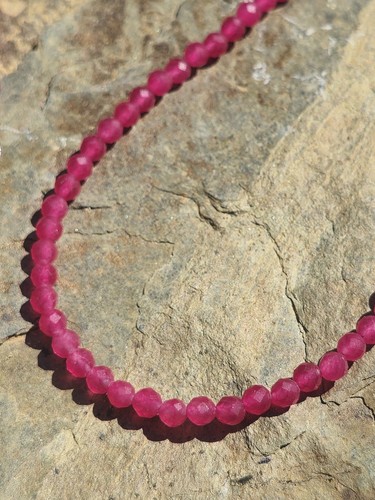 Zierliche rubin kette - zierliche,