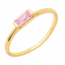 Ring 333 Zirkonia Gelbgold 8k