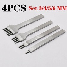 3/4/5/6mm Leder Handwerk Werkzeuge Loch Meißel Stich Stanzen Werkzeug Set