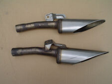 2x AUSPUFF Endstück Blende APRILIA RXV SXV 550 06-11 links und rechts