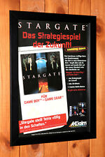 1994 Stargate SNES Sega Genesis Vintage Werbeblatt Gerahmt Poster / Ad Framed