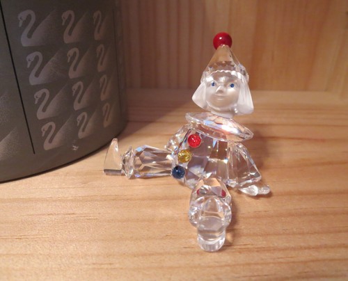 Swarovski figur clown junge - figur,