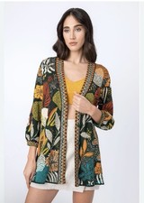 Ivko Jacquard Long V-Neck