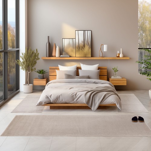 Bettumrandung teppich teilig - teppich,