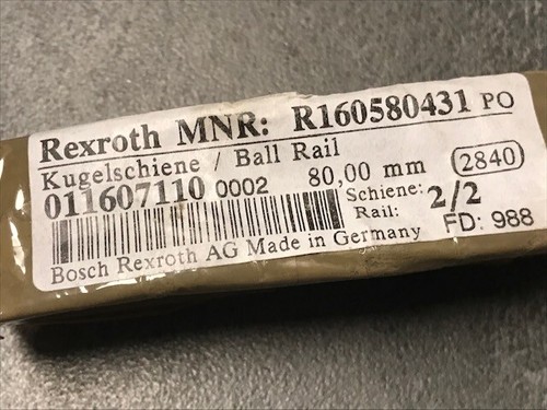 Bosch rexroth linearführung - rexroth,