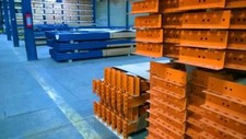 19,7 m Palettenregal 3 m hoch