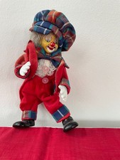 Vintage-Clown-Puppe aus