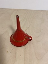 Emaille Trichter Rot Gold