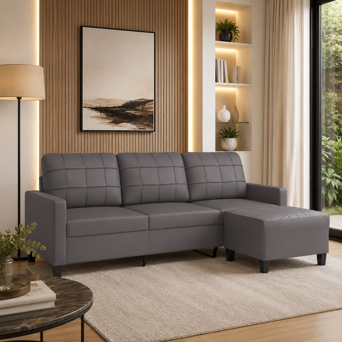 Sitzer sofa kunstleder couch - 3-sitzer,