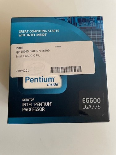 Intel core processor e6600 - 2,