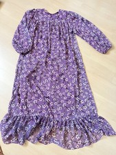 MaxiKleid bodenlang S M 36 38 40 42 Blogger Hijab Kaftan floral Zara Asos Boheme