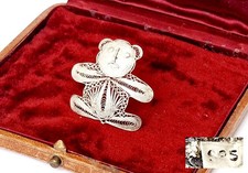 Brosche Bär Filigran 925er