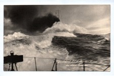 Ak Torpedoboot bei heftigem