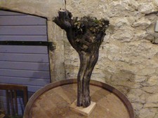 Stele Skulptur Holz Naturholz