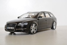 AUDI A6 C6 3.2 V6 AVANT PHANTOMBLACK 20" Q7 RIMS 1:18 NOREV DEALER VERY RARE