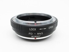 Beschoi Adapter FD-M4/3 für Canon FD Objektiv auf M4/3 MFT Mount Kamera