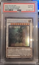 Yugioh Odin Father Of The Aesir STOR-EN040  Ghost Rare PSA 8