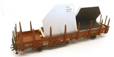 Märklin H0 DB-Rungenwagen Rlmms 58, braun, mit Betonplatten, KK   X31