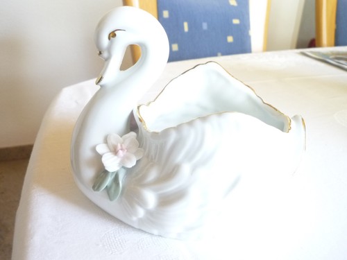 Schwan porzellan mit - porzellan,