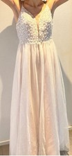 Abendkleid Ballkleid Abschlussballkleid LAONA Kleid 34 Rosé Tüll für 175 cm