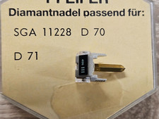 Tonabnehmer Plattenspieler Nadel Philips 946D70 SGA11228 GP401MKIII elliptisch
