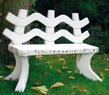  Sitzbank für Kinder (S426) kleine Gartenfiguren Gartendeko Gartenbank Steinguss