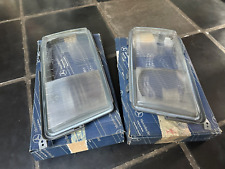 Paar Streuscheiben Hella W 201, 9AH127703-01, 9AH127704-01, original Mercedes