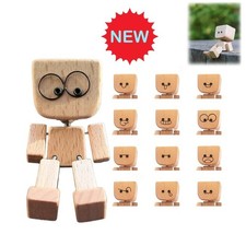 New! Shaking Wooden Man Figure