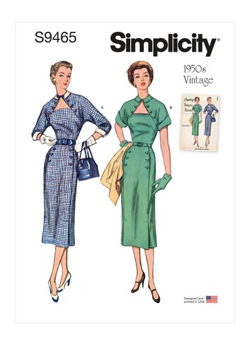 Schnittmuster kleid 1950 - kleid, (4)