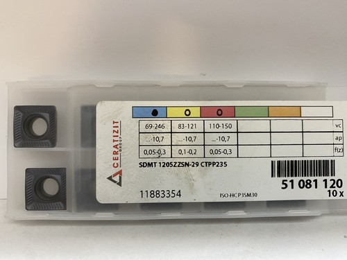 10x wendeschneidplatten - 10x,