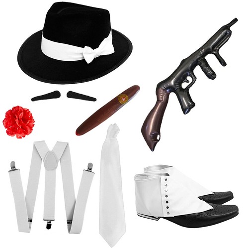 1920er gangster kostüm herren - gangster,