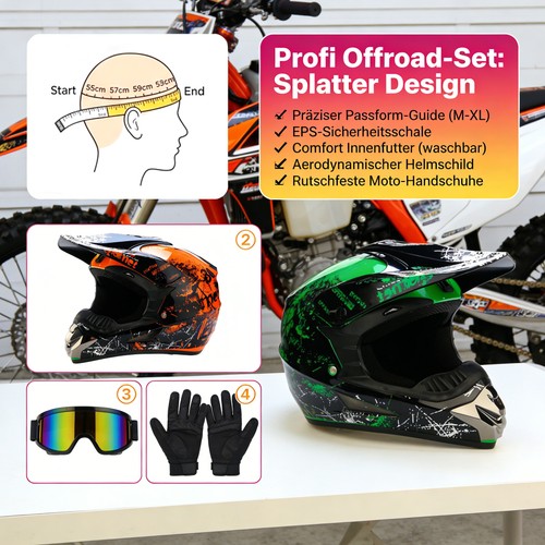Splatter graffiti motorradhelm - splatter-graffiti,