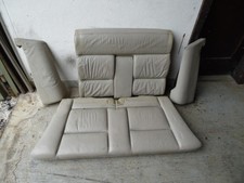 Audi 80 Cabriolet 8G7 Rücksitzbank Leder Ledersitze hell hinten Sitzbank hinten 