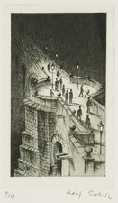 R. ESCHER (*1936), Brücke in