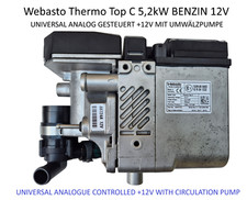Webasto Thermo Top C 5,2kW Standheizung Benzin Universal Analog +12V START