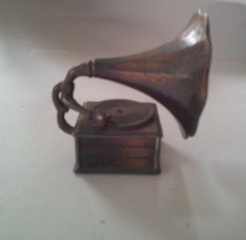 Altes miniatur gramophon - altes,