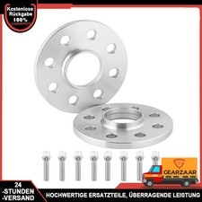 Spurverbreiterung Spurplatten Für VW 4x100 57,1 2x10mm mit Radschrauben Silver