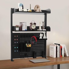 Schwarz 2-Ebenen Computertisch