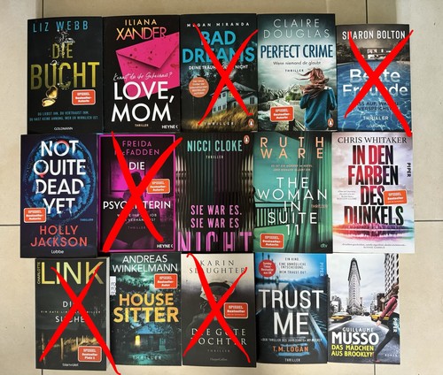 Auswahl bücher thriller - auswahl,