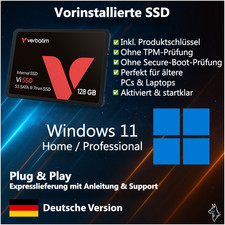 SSD Festplatte vorinstalliert