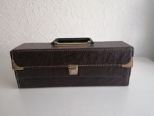 Musikkassetten-Koffer braun
