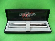 Inoxcrom Füllfederhalter Kugelschreiber im Etui