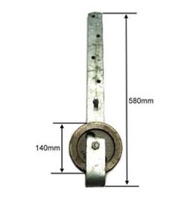 TORROLLE LAUFROLLE SCHEUNENTORROLLE STALLTORROLLE ROLLE SCHIENENROLLE 140 mm (C)