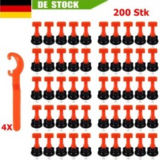 200X Fliesen Verlegesystem Nivellierhilfe Set Fliesenleger Werkzeug Ausrüstung