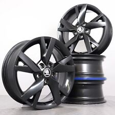 Alufelgen 17 Zoll Skoda Octavia IV NX Original Felgen Felgensatz Lyra 6,5x17ET46