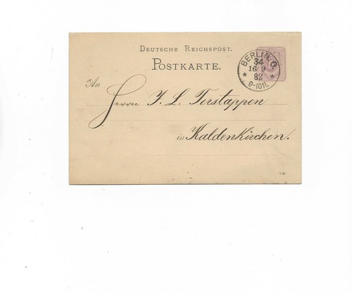 Berlin 16 9 82 k1 - /,