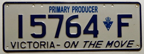 Nummernschild aus australien - aus,