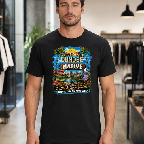Lustiges unisex shirt dundee - lustiges,